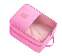 Shoe Travel Bag - Large Luggage Organizer | 3-Compartment Nylon Pouch | Nylon Fabric, 3 Compartments, Smooth Zipper, Fits Shoes Up To US Size 11