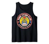 Shoe Tying Club Kindergarten Teacher Retro Patch Classroom Canotta