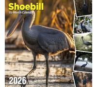 Shoebill 2026 Calendar: Rare and majestic birds captured in stunning detail