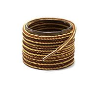 Shoemate Shoelaces for Work Boots, Hiking Shoes and Walking Boots, Shoe Strings, 07 giallo/marrone, 63"(160cm)