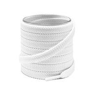 Shoemate Solid Color Thick Flat 5/16" scarpe da ginnastica e scarpe atletiche, stringhe da scarpe, 01 bianco., 63"(160cm)