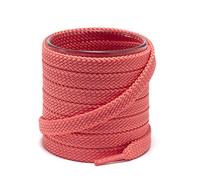 Shoemate Solid Color Thick Flat 5/16" scarpe da ginnastica e scarpe atletiche, stringhe da scarpe, 23 Watermelon Red, 38"(97cm)