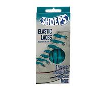 Shoeps - Lacci elastici per scarpe, 14-piece, Indigo