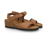 shoes&blues.es Sandalo da culla da donna, comodo ed elegante, con pianta anatomica, suola leggera e chiusura automatica, vestibilità rapida e sicura. Ideale per la primavera estate, taupe, 38 EU