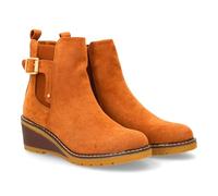 shoes&blues.es Stivale in cana media dal design sobrio ed elegante, comodo lettino ideale per la giornata, chiusura a zip e stampa liscia. Ideale per le donne nella stagione otono inverno., cammello