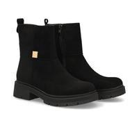 shoes&blues.es Stivale moderno con stampa liscia. Incorpora un ornamento metallico laterale. Suola robusta con piattaforma. Ideale per le donne nella stagione Otono Inverno. Chiusura con cerniera