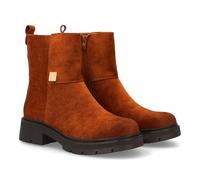 shoes&blues.es Stivale moderno con stampa liscia. Incorpora un ornamento metallico laterale. Suola robusta con piattaforma. Ideale per le donne nella stagione Otono Inverno. Chiusura con cerniera