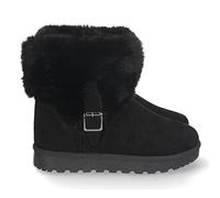 shoes&blues.es Stivaletti da Donna australiani, Comodi e Caldi, Foderati in Pelliccia, con Cinturino Esterno e Fibbia, Collezione Autunno/Inverno 2022. Nero Talla 41