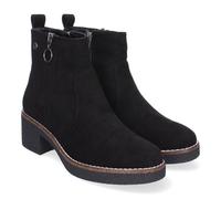 shoes&blues.es Stivaletti da Donna con Tacco, Comodi ed Eleganti, Punta Arrotondata, Dettaglio con Cerniera su Un Lato e Chiusura con Cerniera. Nero Talla 39
