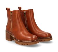 shoes&blues.es Stivaletto da donna con stampa tinta unita. per uso quotidiano, cerniera interna ideale per la stagione ottonale invernale., cammello, 40 EU