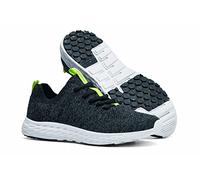 Shoes for Crews Everlight ECO - Sneaker da lavoro da donna, comode, impermeabili, antiscivolo, solette rimovibili, ideali per ristorante, ristorazione, cucina, Nero grigio, 35 EU