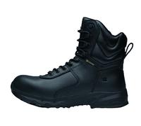 Shoes for Crews Guard High, Scarpe antinfortunistiche certificate CE S3 HRO WR SRC, stivali da lavoro unisex con suola antiscivolo, scarpe sicure idrorepellenti per uomo e donna, Nero, 39 EU