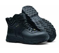 Shoes for Crews Guard Mid Scarpe antinfortunistiche certificate CE S3 HRO WR SRC, stivali da lavoro unisex con suola esterna antiscivolo, impermeabili, scarpe da lavoro sicure per uomo e donna, Nero