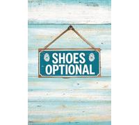 Shoes Optional Beach Vibe Cruise Journal: Tropical Travel Diary & Vacation Log Book for Ocean Adventures, Island Hopping, and Relaxing Getaways