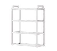 Shoes Storage Organizer | Four Layers Standing Shoe Rack Shoe Closet Organizer | Breathable Shoe Shelf Organizer Shoe Storage Rack for Sneakers High Heels Boots