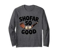Shofar So Good Funny Rosh Hashanah Festa ebraica Maglia a Manica