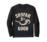 Shofar So Good Rosh Hashanah Jewish New Year Yom Kippur Elul Maglia a Manica