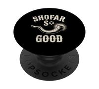 Shofar So Good Rosh Hashanah Jewish New Year Yom Kippur Elul PopSockets PopGrip Adesivo