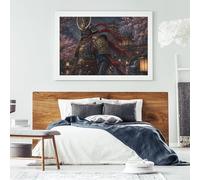 Shogun Samurai Giapponese Puzzle 1000 Pezzi, Gioco di Concentrazione