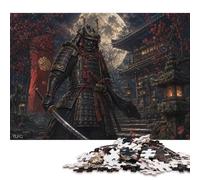Shogun Samurai Giapponese Puzzle in Legno 1000 Pezzi, Gioco da Tavolo