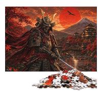 Shogun Samurai Giapponese Puzzle in Legno 1000 Pezzi, Gioco da Tavolo