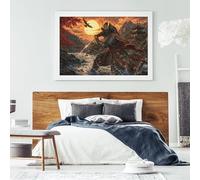Shogun Samurai Giapponese Puzzle in Legno 1000 Pezzi, Gioco da Tavolo
