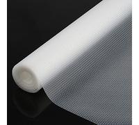 SHOKUTO Tappetini per Cassetti Cassetto Mat, 45x600cm Antiscivolo per Cassetti EVA Materiale Cuttable Mensola Liner Mobile Cucina Tappetini per Frigorifero Cassetti Mensole e Armadio(Trasparente)