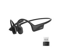 SHOKZ OpenComm2 UC Auricolare Bluetooth doppio dal design aperto | certificato per Zoom | con adattatore USB-A Bluetooth
