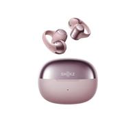 SHOKZ OpenDots ONE Cuffie Open-Ear, Audio Dolby Premium, Auricolari a Clip da 6,5 g, Bluetooth 5.4, Wireless con Microfono, Ricarica Rapida, 40h Autonomia, IP54, con Panno per la Pulizia - Rosa