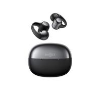 SHOKZ OpenDots ONE Cuffie Open-Ear, Audio Dolby Premium, Auricolari a Clip da 6,5 g, Bluetooth 5.4, Wireless con Microfono, Ricarica Rapida, 40 ore di Autonomia, IP54, con Panno per la Pulizia - Nero