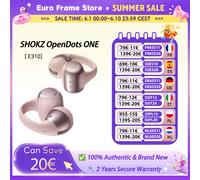 SHOKZ OpenDots ONE E310 Auricolare Bluetooth wireless aperto V5.4 con microfono Dolby Sound Batteria impermeabile a lunga durata E310
