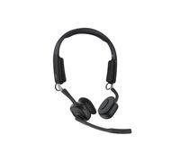 SHOKZ OpenMeet cuffie open-ear, doppio micr. con canc. rumore | Bluetooth 5.4, auricolari wireless per ufficio, chiamate e riunioni, durata batteria 15 ore, ricarica rapida