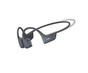 SHOKZ OpenRun Pro 2 MIN nero Cuffie sportive Bluetooth aperte con tecnologia DualPitch™, ricarica USB-C e 12 ore di autonomia.