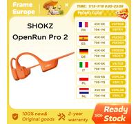 SHOKZ OpenRun Pro 2 S820/S821 Cuffie sportive Auricolari aperti Bluetooth 5.3 Microfono con cancellazione del rumore IP55 Impermeabile