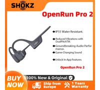 SHOKZ OpenRun Pro 2 S820/S821 Cuffie sportive Auricolari aperti Bluetooth 5.3 Microfono con cancellazione del rumore IP55 Impermeabile
