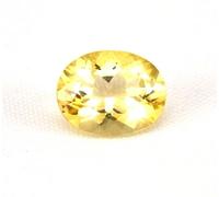 Shola Vero 1,55 CT Naturalenaturale Eliodoro(Oro Berilio) 9 X 7 MM Dal Brasile