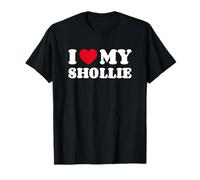 Shollies German Shepherd Collie Mix I Love My Shollie Maglietta