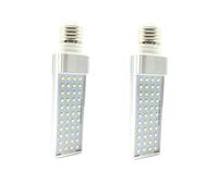 SHOORR Lampada Di Mais 2Pc Lampadine Led E27 Led Lampadina Di Mais Smd 2835 Proiettore 180 Gradi Ac85 265V Spina Orizzontale Luce 11W Bianco Freddo