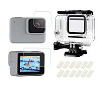 SHOOT Custodia Impermeabile Protettiva per GoPro Hero 7 White e Hero 7 Silver con Pellicola per Schermo Temperato e Inserto Anti-Nebbia