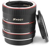 SHOOT XT-364 - Set di anelli adattatore per tubo di prolunga macro per obiettivo Canon EF/EF-S per Canon 550D/600D/650D/700D/750D/760D/77D/60D/70D/80D/7D/7D/7D II/5D III/5D IV/6D