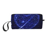 Shooting Star - Borsa da viaggio leggera con stampa a forma di cuore, imbottita in schiuma, custodia per cosmetici semplice per un imballaggio efficiente