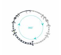Shootvilla Full Circle Track 360° Curve Slider raggio di 1 metro con controll...