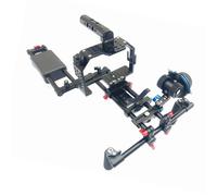 SHOOTVILLA Shoulder Steady Rig Kit Follow Focus per fotocamera GH4 GH3 A7 A7r...
