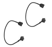 SHOOYIO 2 cavi di prolunga ARGB da 5 V 12 V a 4 pin femmina SM4 pin per DEEPCOOL/Lian PC Case Computer PC Fan/LED ARGB cavo di prolunga