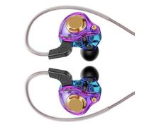 SHOOYIO Auricolari audio premium in silicone con punta dell'orecchio e microfono integrato cavo intercambiabile per chiamate chiare Bass cuffie in ear cavo IEM staccabile