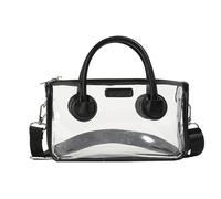 SHOOYIO Borsa a tracolla pratica e alla moda in PVC trasparente, borsa a tracolla per uso quotidiano