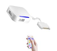 SHOOYIO Controller ARGB intelligente per PC, 5 V, 3 pin, base di connessione Satas, con modalità multiilluminazione, telecomandi Satas ARGB controller con modalità di illuminazione integrata