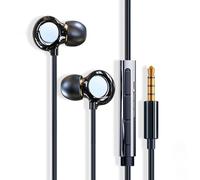 SHOOYIO Cuffie intrauricolari con microfoni integrati e tecnologia in ceramica per un suono chiaro in chiamate e intrattenimento, cuffie USB C