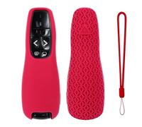 SHOOYIO Custodia in silicone con vestibilità precisa per R400 Remote Antigraffio Superfici Migliora la Presa Comfort Leggero Strato Protettivo Cover Custodia in Silicone Rosa rosso