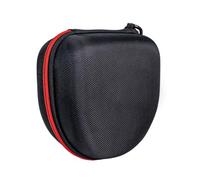 SHOOYIO Custodia portatile per cuffie con fodera morbida e design a scompartimento a rete per protezioni da viaggio Custodia protettiva per cuffie EVA